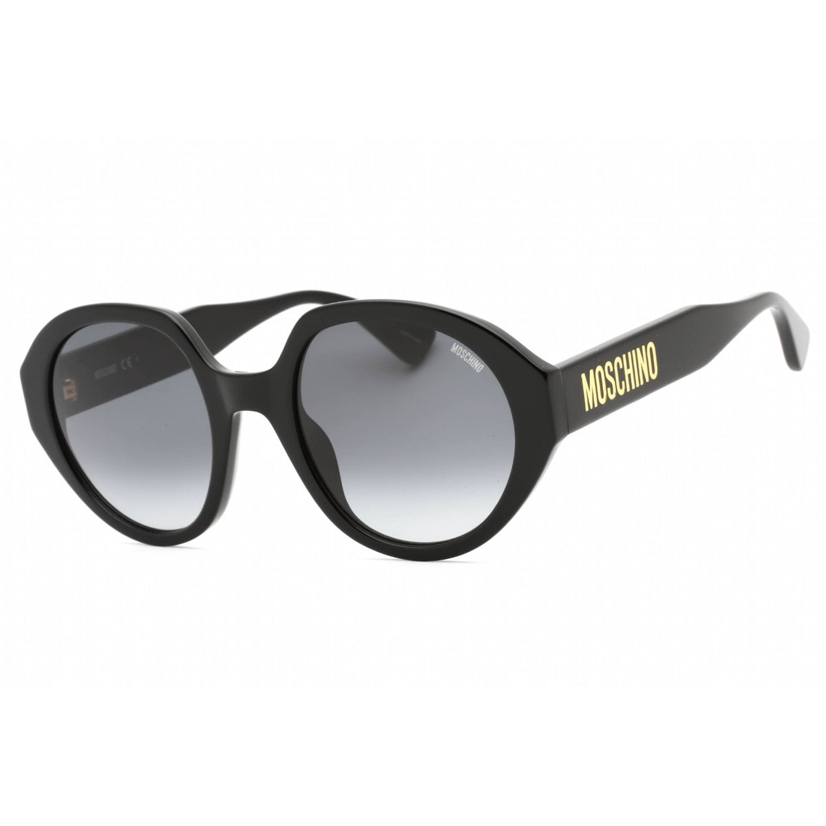 MOSCHINO MOS157/S-0807/SQ Eyeglasses Eye Glasses 0807 BLACK Authentic New 99mm MOSCHINO MOS157/S 807 SQ Sunglasses Black Frame Gold Mirror  main image 2