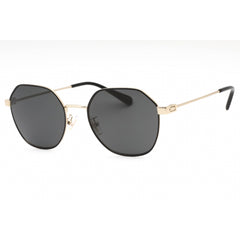 Coach Women's Sunglasses - Shiny Light Gold Plastic Geometric Frame | 0HC7155 900587