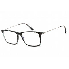 Tom Ford Unisex Eyeglasses - Colored Havana Acetate Rectangular Frame | FT5758-B 055