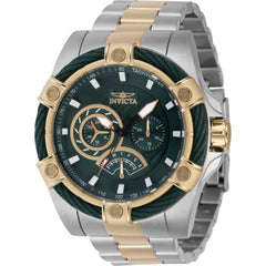 Invicta Men's Watch - Bolt Day-Date Green Dial Two Tone Steel Bracelet Quartz | 46870