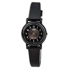 Casio Women's Classic Casual Black Grey Dial Black Resin Strap Watch | LQ139A-1B3