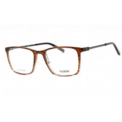 Flexon Men's Eyeglasses - Brown/Grey Gradient Plastic Square Frame | FLEXON EP8011 215