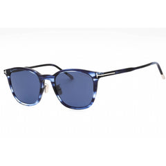 Tom Ford Men's Sunglasses - Shiny Blue Acetate Square Full Rim Frame | FT0956-D 90V