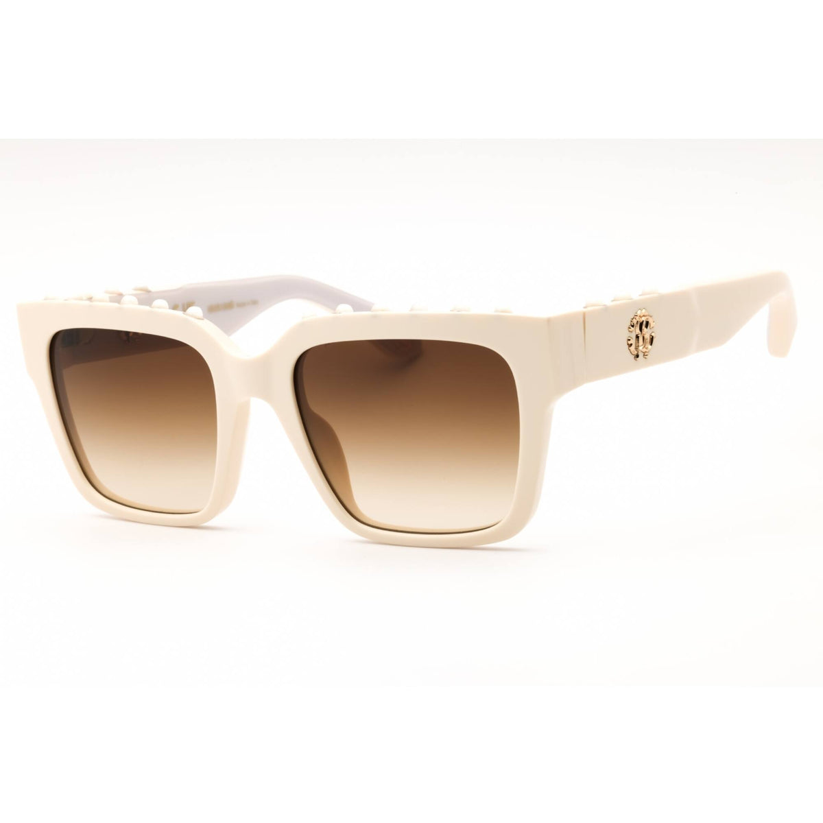 Roberto Cavalli SRC002S 09X7 Sunglasses - Beige Frame, Grey Lenses New, ROBERTO CAVALLI Sunglasses SRC002S Col.09X7 Authentic main image 2