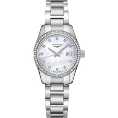 Longines Women's Watch - Conquest Classic White Mother of Pearl Dial | L22860876