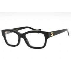 Gucci Women's Eyeglasses - Black Plastic Rectangular Full Rim Frame | GG1259O 001