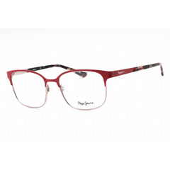 Pepe Jeans Women's Eyeglasses - Red Metal Rectangular Shape Full Rim Frame | PJ1301 C3