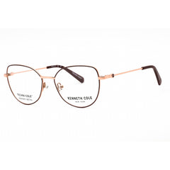 Kenneth Cole New York Women's Eyeglasses - Shiny Bordeaux Cat Eye Frame | KC0347 069