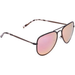 Invicta Unisex Sunglasses - Black/Gold Full Rim Frame Light Gold Lens | IEW055-05