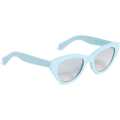 Garrett Leight Women's Sunglasses - Powder Blue Cat Eye Frame | DOTTIE POBLU/SFFOG