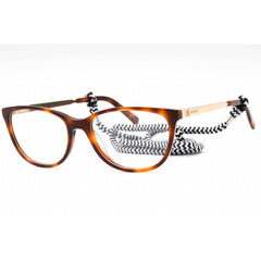 M Missoni Women's Eyeglasses - Havana Plastic Cat Eye Full Rim | MMI 0033 0086 00