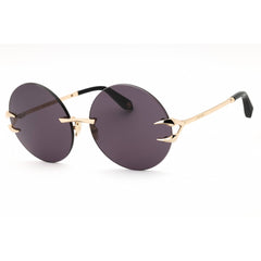 Roberto Cavalli Women's Sunglasses - Rose Gold Metal Round Full Rim | SRC006 0300