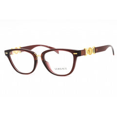 Versace Women's Eyeglasses - Transparent Violet Plastic Cat Eye Frame | 0VE3336U 5209