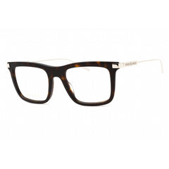 Gucci Men's Eyeglasses - Tortoise Acetate Full Rim Square Shape Frame | GG1438O 002