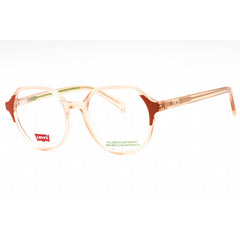Levi's Women's Eyeglasses - Brick Plastic Full Rim Oval Shape Frame | LV 1055 02LF 00