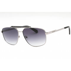 Guess Men's Sunglasses - Shiny Dark Nickeltin Aviator Full Rim Frame | GU00054 06B