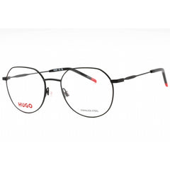 Hugo Women's Eyeglasses - Black Metal Round Shape Full Rim Frame | HG 1186 0807 00
