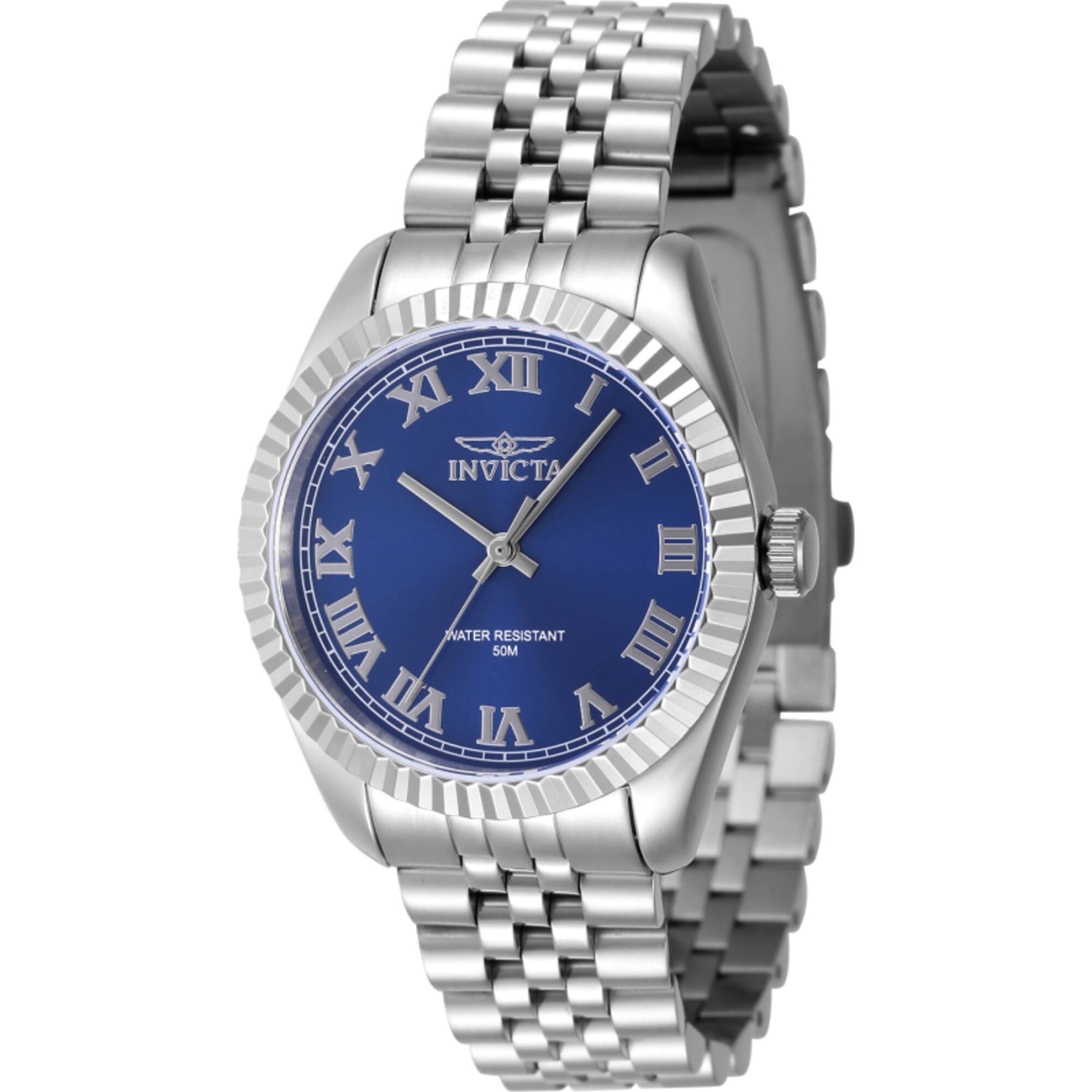 Invicta Women’s Celestial Silver Watch with Blue Textured Dial Amazon.com: Invicta Angel Lady 38mm Stainless Steel Steel  main image 4