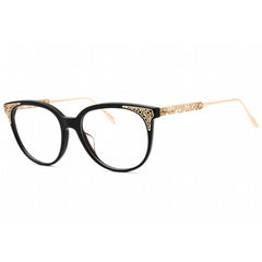 Chopard Women's Eyeglasses - Shiny Black Plastic Cat Eye Full Rim Frame | VCH253 0700