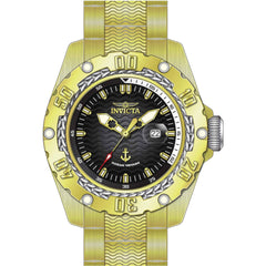 Invicta Men's Watch - Ocean Voyage Grey and Black Dial Yellow Gold Bracelet | 47742