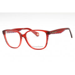 Christian Lacroix Women's Eyeglasses - Red Plastic Cat Eye Full Rim Frame | CL1114 228