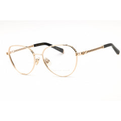Philipp Plein Women's Eyeglasses - Rose Gold Metal Cat Eye Full Rim | VPP035S 0300