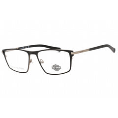 Harley Davidson Men's Eyeglasses - Black Metal Rectangular Full Rim Frame | HD0978 005