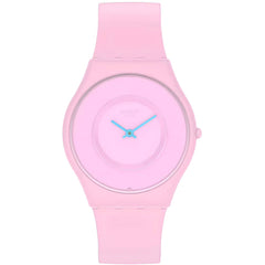 Swatch Unisex Watch - The June Collection Caricia Rosa Pink Strap Quartz | SSO9P100