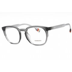 Burberry Men's Eyeglasses - Transparent Grey Plastic Cat Eye Frame | 0BE2370U 4021