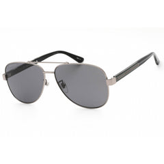 Gucci Men's Sunglasses - Ruthenium Metal Aviator Shape Full Rim Frame | GG0528S 007