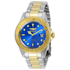 Invicta Men's Quartz Watch - Pro Diver Blue Dial Two Tone Bracelet | 29942