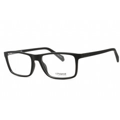 Polaroid Core Men's Eyeglasses - Matte Black Rectangular Frame | Pld D 330 0003 00