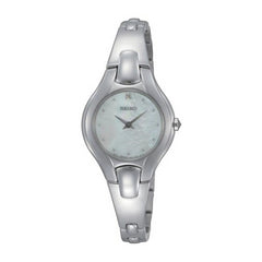 Seiko SUJF85 Women's Quartz Diamond Stainless Steel Bangle Bracelet Watch-Showroom Demo 90% New