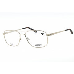 Flexon Men's Eyeglasses - Light Gold Metal Full Rim Frame | Autoflex Desperado 710