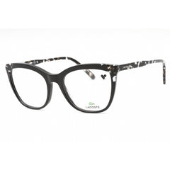 Lacoste Women's Eyeglasses - Black Plastic Cat Eye Shape Full Rim Frame | L2884 001