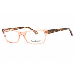 Juicy Couture Women's Eyeglasses - Crystal Nude Rectangular Frame | JU 236 022C 00