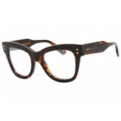 Gucci Women's Eyeglasses - Havana Cat Eye Full Rim Plastic Frame | GG1082O 003