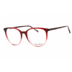 Adensco Women's Eyeglasses - Burgundy Shaded Cat Eye Plastic Frame | AD 250 07W5 00
