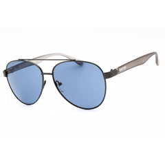 Kenneth Cole Reaction Men's Sunglasses - Shiny Gunmetal Frame Blue Lens | KC1394 08V