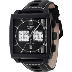 Invicta Men's Watch - S1 Rally Chronograph Black and Silver Dial Strap Date | 46853