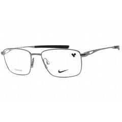 Nike Men's Eyeglasses - Satin Gunmetal Titanium Rectangular Frame | NIKE 6046 070