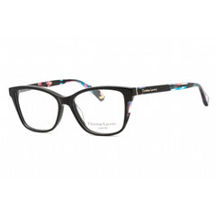 Christian Lacroix Women's Eyeglasses - Jais Black Plastic Cat Eye Frame | CL1085 017