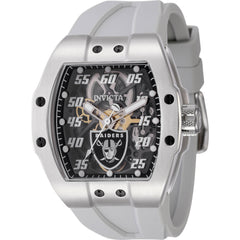 Invicta Men's Watch - NFL Las Vegas Raiders Automatic Grey Silicone Strap | 45057