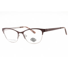 Harley Davidson Women's Eyeglasses - Matte Violet Metal Cat Eye Frame | HD0572 082