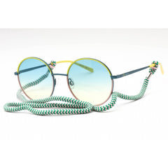 Missoni Women's Sunglasses - Yellow Pink Metal Round Full Rim | MMI 0035/S 0L81 IE