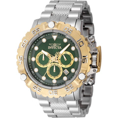 Invicta Men's Watch - Subaqua Poseidon Chronograph Green and Gold Tone Dial | 47183