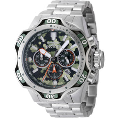Invicta Men's Watch - Venom Quartz Chronograph Silver Stainless Steel Bracelet | 47755