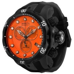 Invicta 5735 Men's Subaqua Venom Reserve Orange Dial Black IP Steel Black Rubber Strap Chronograph Dive Watch