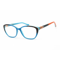Coco Song Unisex Eyeglasses - Blue/Black Multicolor Cat Eye Frame | CV217 02-09
