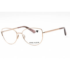 Anne Klein Women's Eyeglasses - Rose Gold Metal Full Rim Cat Eye Frame | AK5085 780